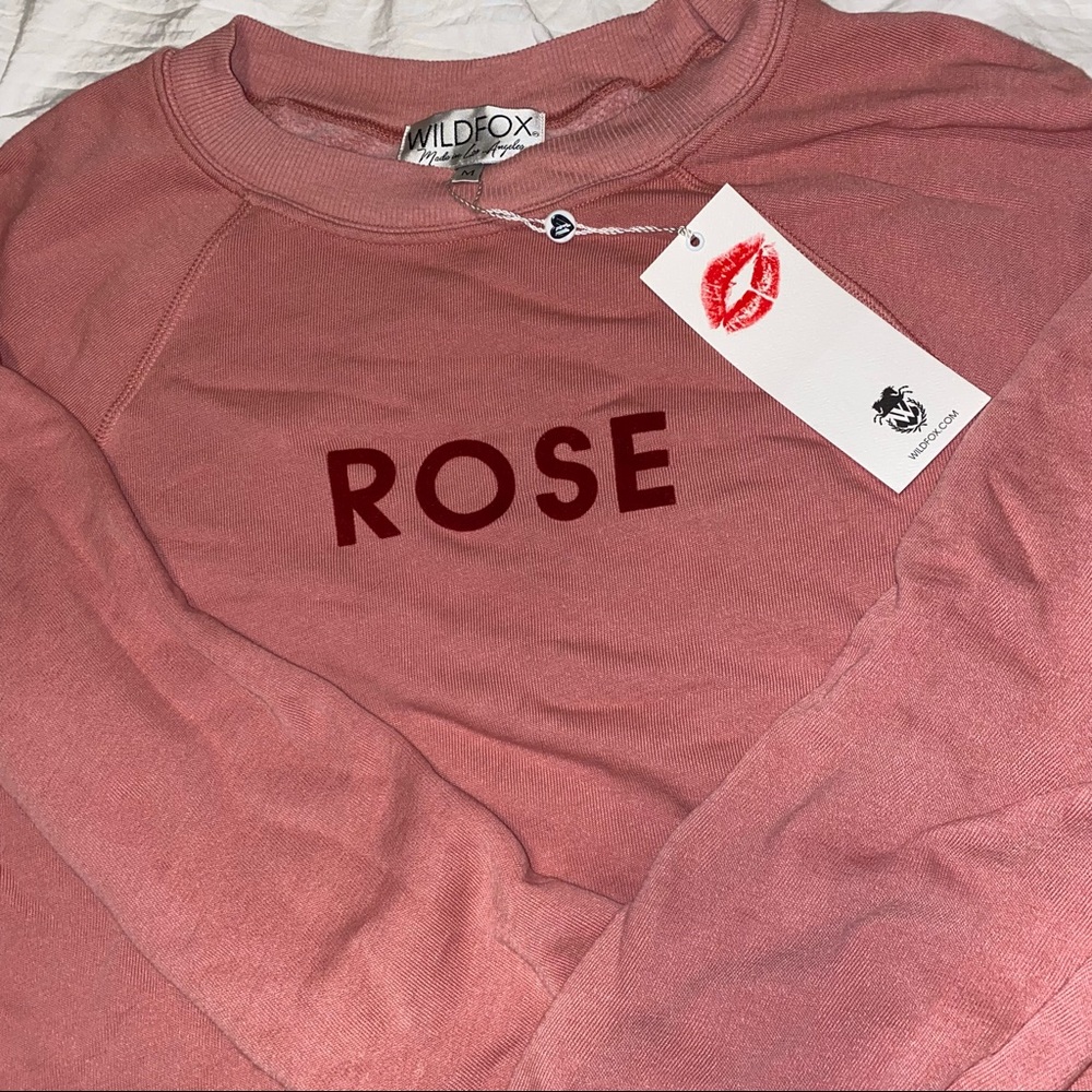 Wildfox Rose long sleeve shirt